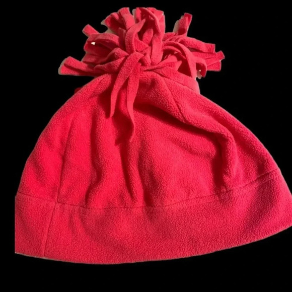 HANNA ANDERSSON EUC GIRLS PINK FLEECE HAT HATS WINTER CAUSAL FALL SIZE L - Picture 3 of 5